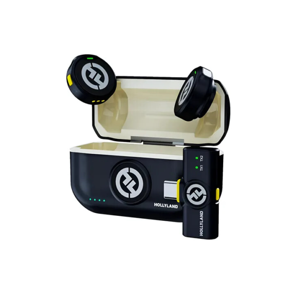 Microfone sem fio Hollyland Lark M2 para iPhone/Android com USB-C