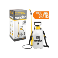 Pulverizador Borrifador 5 Litros Com Compressão Prévia Manual Jato Regulável Bomba Veneno Agricola