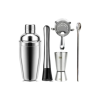 Coqueteleira Bar Man Profissional Inox Drink Caipirinha Bar Cor Prateado