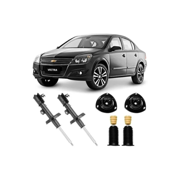 2 Amortecedor Dianteiro+ Kit Vectra 2007 2008 2009 2010 2011