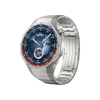 Smartwatch, HUAWEI WATCH GT 5 Pro 46mm, Cerâmica e Titânio, Monitoramento Esportivo Profissional, Mapas de Campos de Golfe, Até 2 Semanas de Bateria, Compatível com iOS e Android, Titânio