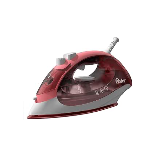 Ferro de Passar a Vapor Oster, Aeroceramic, Base Cerâmica, 220V, Vermelho, 1400W, GCSTBS5053
