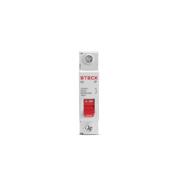 Steck, Disjuntor Serie Sd61 16a 1p Curva C 3ka SDD61C16