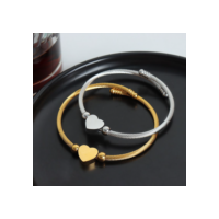 Kit Pulseira feminina De Aço inoxidável trançado Em Formato De Prata