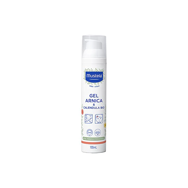 Mustela Gel Arnica E Calêndula Bio 100Ml – Refresca Hidrata E Alivia Inchaços E Hematomas Das Quedas E Batidas – Para Os Pequenos Dodóis Das Crianças Com 97% De Ingredientes De Origem