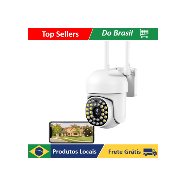 Ptz ip câmera de vigilância hd 1080p, wi-fi, 2 p, cores, visão noturna, câmera de segurança sem fio, zoom digital 4x