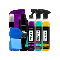 Kit Shampoo V-Floc Cera Tok Final Limpador Sintra Fast Vonixx Pretinho Vintex