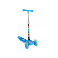 ATENTU Patinete Infantil 3 Rodas Com Led Dobrável Menino e Menina Cor Azul