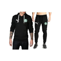 conjunto moletom palmeiras preto