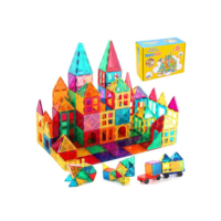 Brastoy Blocos de Montar Magnéticos Infantil Construção Brinquedo (65 Peças)