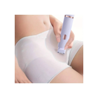 Barbeador elétrico feminino dois em um - adequado para sobrancelhas, rosto, pernas e axilas, removedor portátil de pelos úmidos e secos
