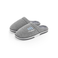 Chinelos Quentes de Pelúcia para Homens com Solado Antiderrapante - Super Confortáveis e Duráveis, Presente Aconchegante para Homens, Pai e Namorado, Grey, 42/43