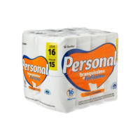 Personal Papel Higiênico Branquíssimo & Fofíssimo Folha Simples Leve 16 Pague 15 Rolos De 30 M