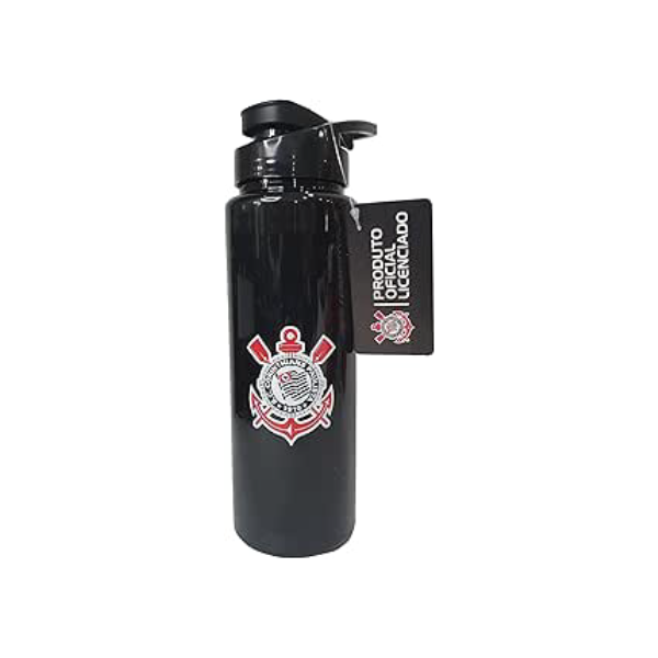 Squeeze Do Corinthians Garra de plastico com tampa de 750ml Licenciado e Oficial Presente Corinthiano