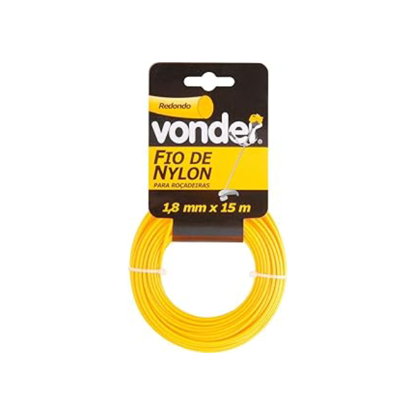 Fio De Nylon, 1,8 Mm X 15 M, Redondo, Vonder