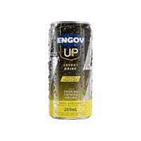 Engov Up Tropical - Bebida Gaseificada para Energia, Disposição e Melhora de Foco - Cafeína, Taurina, Arginina, Baixo em Calorias e Sódio - 269ml