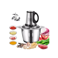 2-3 Litros Picador Triturador De Alimentos Carne Mixer Elétrica Processador Cozinha Envio Imediato