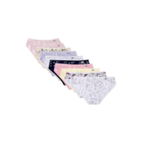 Kit Com 10 Calcinhas Infantil Menina Cotton Miss Delrio