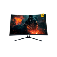 Monitor Gamer Husky Storm 27' LED, Curvo, 180Hz, Full HD, 1ms, DisplayPort e HDMI, 99% sRGB, Adaptive Sync, Ajuste de Ângulo - HGMT001