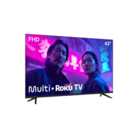 Smart TV Multi Roku 43" Smart DLED FHD Wi-fi 3 HDMI