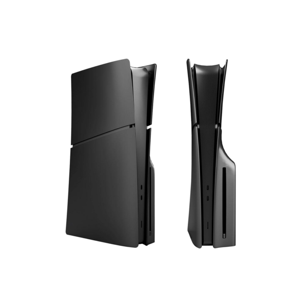 Placa de substituição para PlayStation 5, versão de unidade digital e óptica, estojo rígido protetor para PS5 SLIM, escudo frontal, preto