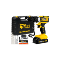 Parafusadeira E Furadeira Impacto The Black Tools Tb-21pw 3/8 Cor Amarelo Frequência 50/60 Hz