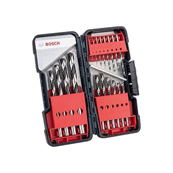 Bosch JogoBroca Metal HSS-PointTeQ ToughBox 1-10mm 18 peças