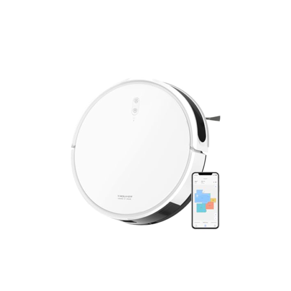 DREAME M1 Robô Aspirador e Passa Pano 2 em 1,Sucção de 4500Pa, Navegação LiDAR a laser, Sobe 20 mm, Antiqueda, Retorna/retoma, App & Voz (Alexa/Google/Siri), bivolt