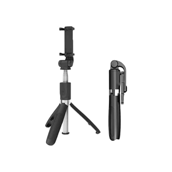 Bastão Tripé Mini 360º Dobrável Pau De Selfie Bluetooth Controle Remoto 3 em 1 Celular Câmera Selfie stick