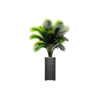 Planta Artificial Palmeira 1 Metro Grande Em Vaso Decoração