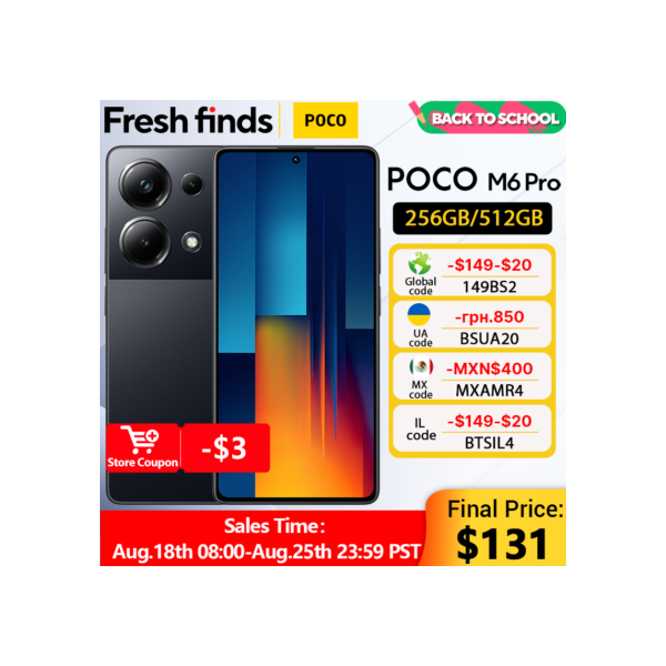 POCO-M6 Pro Smartphone, 5000 mAh, Carregamento com fio 67W, Helio G99, Fluxo Ultra 6,67, AMOLED, 120Hz, Câmera 64MP, NFC, Estreia Mundial