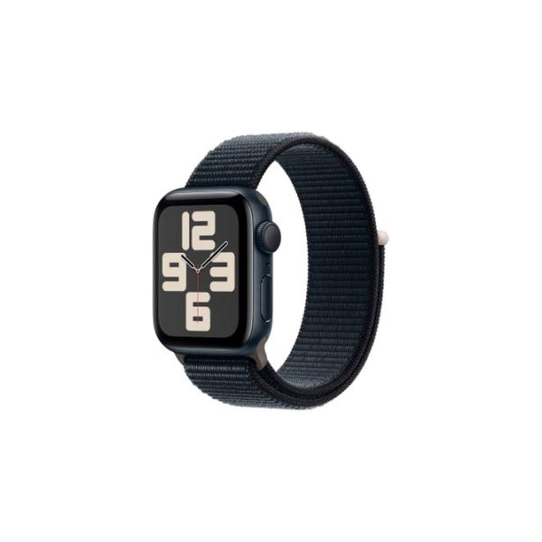 Apple Watch SE GPS Caixa Meia-noite de Alumínio 40mm Pulseira Loop Esportiva Meia-noite (Neutro em Carbono)