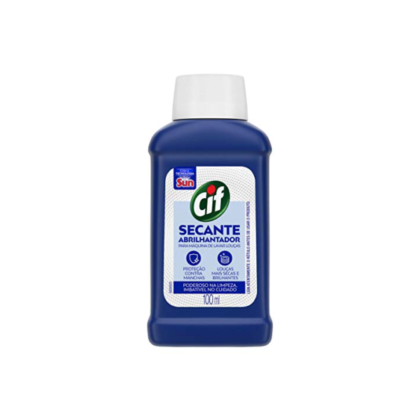Cif Secante Abrilhantador Para Máquina De Lavar Louças 100Ml