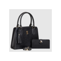 Bolsa Feminina Transversal Kit Com Carteira Lançamento
