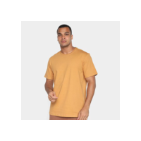 Camiseta Hering Lisa Masculina - Marrom