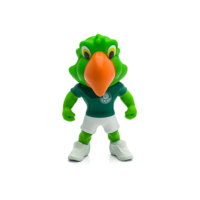 Boneco Mascote de Futebol Periquito Palmeiras