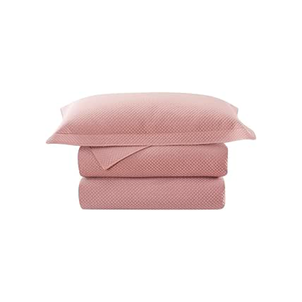 Camesa Colcha Neo Diamonds Queen 3 peças 240x260cm - Rose