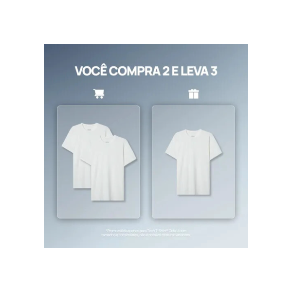 Compre 2 Camisetas Techs T-shirts Masculina Insider E Leve 3