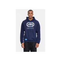 Moletom Ecko Canguru Fechado Teddy Masculino - Marinho