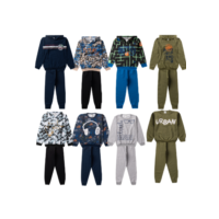 Kit Sortido 6 Peças de Roupas Masculino Infantil Inverno 3-blusas-casacos 3 calças de 1 ao 14 Promoção Kit 3 Conjuntos Moletom Infantil Menino Inverno com Calça e Casaco Bebe Barato