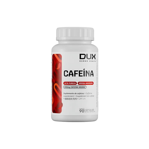 Cafeína - Pote 90 Cápsulas Dux Nutrition Sem sabor