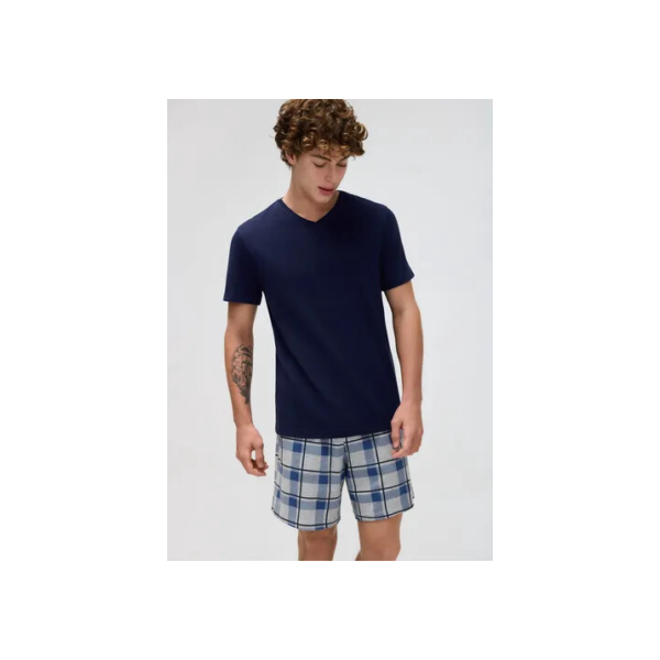Pijama Curto Masculino Estampado