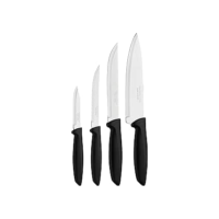 Tramontina JOGO FACAS INOX 4PC PLENUS PRE, Preto