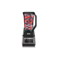 Ninja standalone liquidificador 127v- 1200 Watts de Potência Máxima, 3 Funções para Smoothies, Bebidas Geladas e Cremes com Auto IQ, Jarra Total Crushing de 2,1L com Tampa, Cinza Escuro.