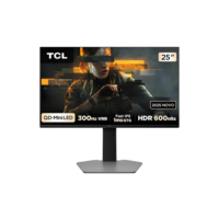 Monitor Gamer TCL 25 Polegadas QLED Mini LED Full HD G64 300Hz 1ms (GtG) Freesync HDR 600 nits 25G64