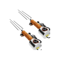 Kit Com 2 Espetos Giratório Elétrico (Linha Econômica)  BROTHER´S GRILL