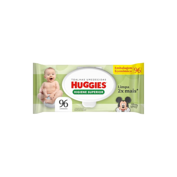 HUGGIES Lenços Umedecidos Huggies Max Clean - 96 Lenços