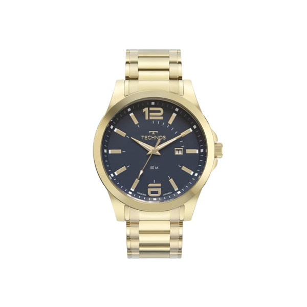 Relógio Masculino Technos Analógico Dourado Performance Racer 2115MZV/1A Calendário