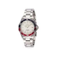 Invicta Relógio masculino 8933 Pro Diver mostrador analógico quartzo prata, Prata, 8933