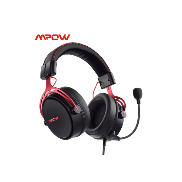 Mpow-Soul Air SE PS4 Gaming Headset 3D Surround, Fones de ouvido com fio, microfone com cancelamento de ruído para PS4, PS5, Xbox, One Switch